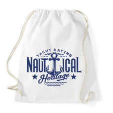 PRINTFASHION Yacht Racing - Sportzsák, Tornazsák - Fehér tornazsák