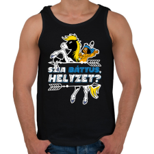PRINTFASHION Yakari - Szia Bátyus, helyzet? - Férfi atléta - Fekete atléta, trikó