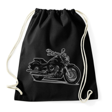 PRINTFASHION Yamaha - dragstar - Sportzsák, Tornazsák - Fekete tornazsák