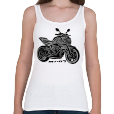 PRINTFASHION yamaha mt4 - Női atléta - Fehér női trikó