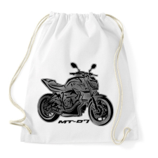 PRINTFASHION yamaha mt4 - Sportzsák, Tornazsák - Fehér tornazsák