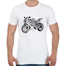 PRINTFASHION yamaha r62 - Férfi póló - Fehér férfi póló