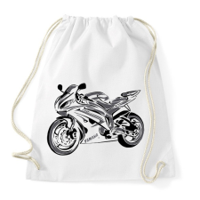 PRINTFASHION yamaha r62 - Sportzsák, Tornazsák - Fehér tornazsák