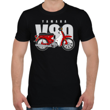 PRINTFASHION Yamaha V80 - Férfi póló - Fekete férfi póló