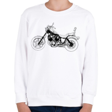 PRINTFASHION Yamaha Virago 2 - Gyerek pulóver - Fehér