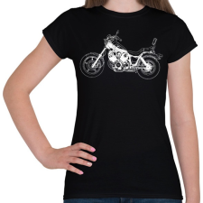 PRINTFASHION Yamaha Virago - Női póló - Fekete női póló