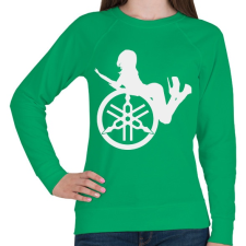 PRINTFASHION Yamahaa girl - Női pulóver - Zöld női pulóver, kardigán