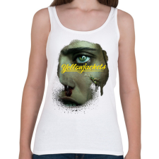 PRINTFASHION yellowjackets sorozat - Női atléta - Fehér női trikó