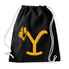 PRINTFASHION Yellowstone kalap - Sportzsák, Tornazsák - Fekete tornazsák