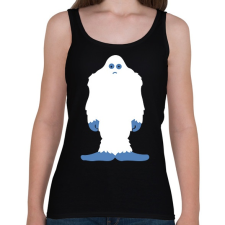 PRINTFASHION Yeti - Női atléta - Fekete női trikó