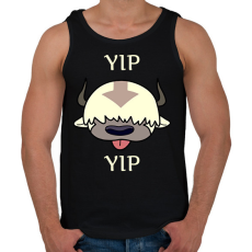 PRINTFASHION Yip yip Appa - Férfi atléta - Fekete