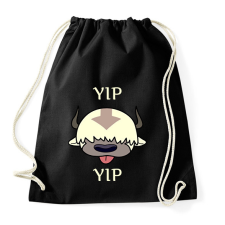 PRINTFASHION Yip yip Appa - Sportzsák, Tornazsák - Fekete tornazsák