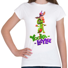 PRINTFASHION Yooka Laylee - Női póló - Fehér női póló
