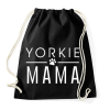 PRINTFASHION Yorkie Mama - Sportzsák, Tornazsák - Fekete
