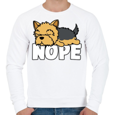 PRINTFASHION Yorkshire - Férfi pulóver - Fehér