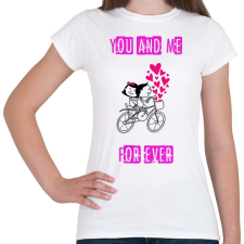 PRINTFASHION you and me - Női póló - Fehér női póló