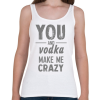 PRINTFASHION You and vodka - Női atléta - Fehér