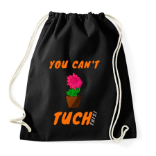 PRINTFASHION you can tuch this - Sportzsák, Tornazsák - Fekete tornazsák