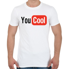 PRINTFASHION You Cool - Férfi póló - Fehér férfi póló