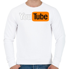 PRINTFASHION you tube - Férfi pulóver - Fehér férfi pulóver, kardigán