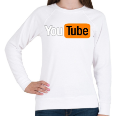 PRINTFASHION you tube - Női pulóver - Fehér