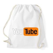 PRINTFASHION you tube - Sportzsák, Tornazsák - Fehér tornazsák
