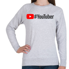 PRINTFASHION Youtuber - Női pulóver - Sport szürke női pulóver, kardigán