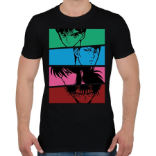 PRINTFASHION yu yu hakusho - Férfi póló - Fekete férfi póló