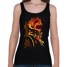 PRINTFASHION Yuji Itadori -páros minta - Női atléta - Fekete női trikó