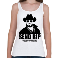 PRINTFASHION yyellowstone Send RIP - Női atléta - Fehér