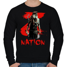 PRINTFASHION Z NATION DOC - Férfi pulóver - Fekete