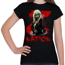 PRINTFASHION z nation-lucy - Női póló - Fekete női póló