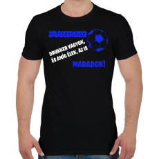 PRINTFASHION Zalaegerszegi drukker - Férfi póló - Fekete