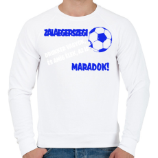 PRINTFASHION Zalaegerszegi drukker - Férfi pulóver - Fehér