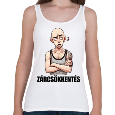 PRINTFASHION Zárcsökkentés - vicces mém karikatúra - Női atléta - Fehér