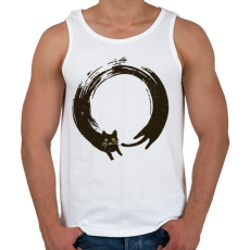 PRINTFASHION ZEN kör - enszó - Férfi atléta - Fehér