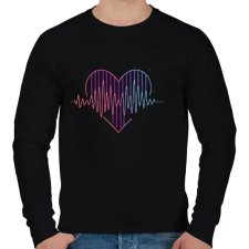 PRINTFASHION Zene  - Férfi pulóver - Fekete férfi pulóver, kardigán