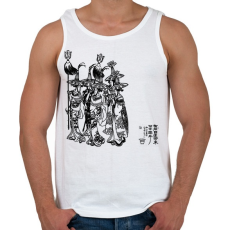 PRINTFASHION zenészek - Férfi atléta - Fehér