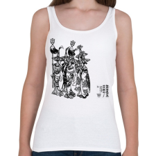 PRINTFASHION zenészek - Női atléta - Fehér női trikó