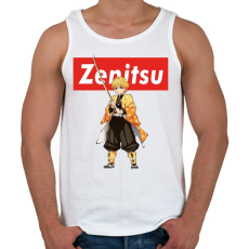 PRINTFASHION Zenitsu - Férfi atléta - Fehér