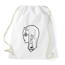 PRINTFASHION Zero Two - Sportzsák, Tornazsák - Fehér tornazsák