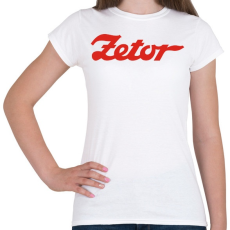 PRINTFASHION Zetor logo - Női póló - Fehér