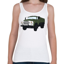 PRINTFASHION Zil - Női atléta - Fehér női trikó