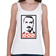 PRINTFASHION Zlatan God - Női atléta - Fehér női trikó