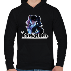 PRINTFASHION Zoe Rayne - palworld - Férfi kapucnis pulóver - Fekete