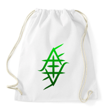 PRINTFASHION zöld jafi szimbólum - Sportzsák, Tornazsák - Fehér tornazsák