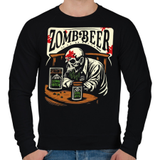 PRINTFASHION Zom-Beer - Férfi pulóver - Fekete férfi pulóver, kardigán