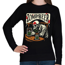 PRINTFASHION Zom-Beer - Női pulóver - Fekete női pulóver, kardigán