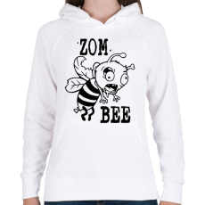 PRINTFASHION Zombeee - Női kapucnis pulóver - Fehér
