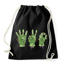 PRINTFASHION Zombi 420 - Sportzsák, Tornazsák - Fekete tornazsák